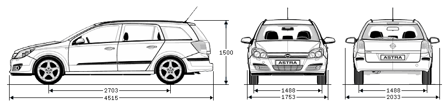 Opel Astra Caravan - 