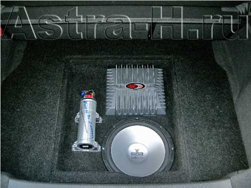 Opel Astra h универсал stels Subwoofer
